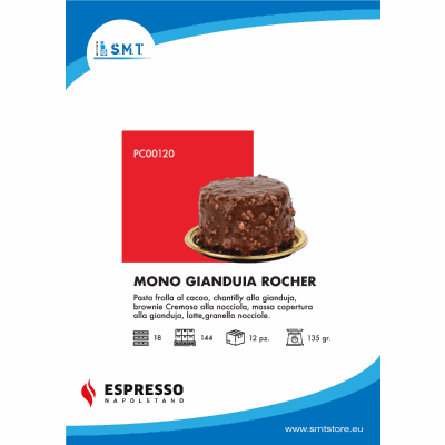 Gianduia Rocher monoporzione - Espresso Napoletano