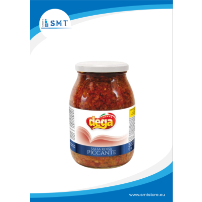 Salsa Rossa Piccante in Vetro 980Gr Dega