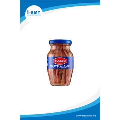 Alici Donzela olio di semi vaso da gr 160
